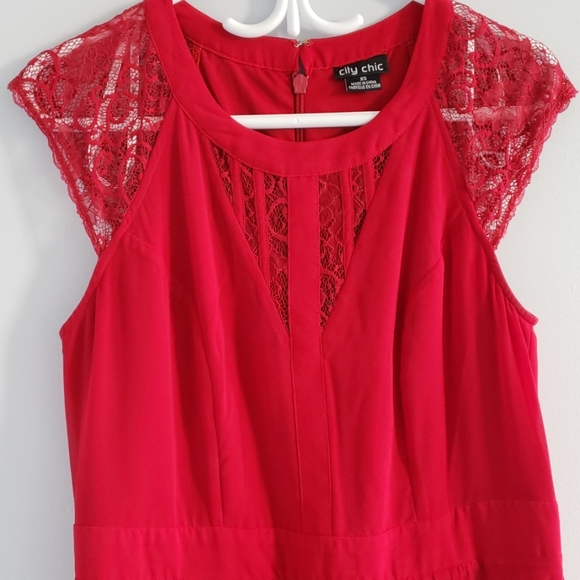 City Chic Ruby Lace Dress - Picture 4 of 6